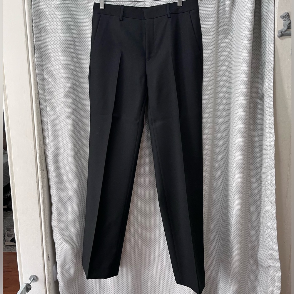 Acne Studios Twill Wool Pant black Wide Leg. Rikard 2015 Vintage w/ Barneys tag
